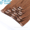 Qingdao Blueforest Hair Wholesale Top Grade Clip In Hair, Brazilian Virgin Clip Hair Extension